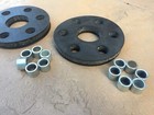 Set Of 2 Ea 148907 King Kutter Rotary Cutter Flex Coupler Rubber Discs W Bushing