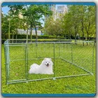 New 10x10ft  Large Metal Dog Kennel Pet Playpen Exercise Outdoor Dog Fence Cage