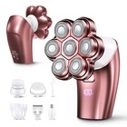 5-in-1 Electric Razor For Women  7d Floating Head  Waterproof Wet dry Shaver