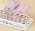 Lenox Spice Village Covered Butter Dish Victorian Cottage New In Box