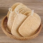 6pcs Natural Loofah Exfoliating Body Scrubber Sponge Shower Bath Cleaning Pad