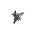 Fantastic Bee Shape Men s Special Business   Party Suit Lapel Pin In 935 Silver