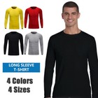 Mens Long Sleeve Compression Base Layer Undershirt Quick Dry T-shirt Sports Tops