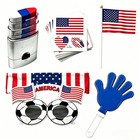 2026 World Cup Football Fan Set Stickers Headband Face Paint Flag Hand Clapper