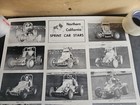 Vintage Sprint Car Stars Of Northern California 1980s 29 X 22