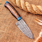 Custom Hand Made Forged Damascus Steel Hunting Knife Tactical Camping 2945