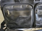 Vintage El Portal Black Leather Briefcase Laptop Messenger Bag
