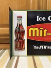 Mit-che Soda Flange Sign 2 Sided Bottle Ice Cold Vintage Style Wall Decor