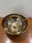 16  Buddha Foot Carved Tibetan Singing Bowl     Handmade In Nepal   Meditation
