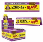 New Raw X Lyrical Lemonade Grape King Size Wide Papers Fully Sealed Box 50 Packs