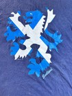 Medium Vintage Scotland Graphic T-shirt Navy Blue