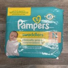 Lot Of 2 Pampers Swaddlers Diapers Newborn N  up To 10 Lbs  20 Pack  40 Total 