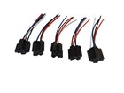 15 Pcs 4 Pin Dc 12v Relay Socket Harness Base Wire For Car Truck Automotive