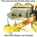 Complete Galfan Coated Steel Brake Line Kit For Power Disc Front   Drum Rear