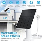 1-4pcs Solar Panel Charger For Arlo Ultra ultra 2 pro 3 pro 4 go 2 Camera 4w
