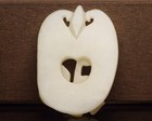 Chinese Antique Hetian Jade Dragon Sculpture  Round Carving Work Gift Statue628