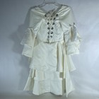 Elegant Size S m    renaissance Fair Medieval wedding Dress  Costume  Cosplay