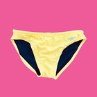 Speedo Men Yellow Beach Diving 2  Swim Brief Bikini Swimwear Size 32 34 36 38