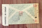 Brazil 1943 Cover Dual Double Censored Cover Censor