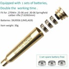  30-06  25-06  270 Bore Sight Laser Red Dot Cartridge Laser Bore Sighter F Rifle