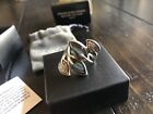 925 Sterling Silver Genuine Abalone Leaf Ring By Avon Size 5 New In Gift Box