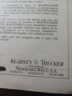1923 Print Advertising   Milwaukee Milling Machines Kearney   Trecker Wisconsin 