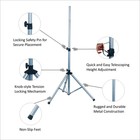 2-pack Universal Tripod Speaker Stands With Adjustable Height  35mm Compatibl   