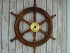 Nautical Handcrafted  Wooden Ship Wheel Pirate s Wall Home Decor   Gifts Premium