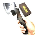 12 Inch Axe Fixed Blade Throwing Tomahawk Hatchet W sheath  Rope Cutter  wrench