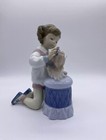 Lladro  my Pretty Puppy  Girl Grooming Yorkshire Terrier Puppy  6635