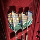 Jewel Cut Tungsten Steel Tip Darts Set  3 Darts  With Storage Case
