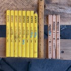 Vintage Carpenter Pencils Lot Midland Supply Hard   Keson Flat Wood Pencils