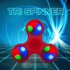 Red Led Hand Spinner Tri Fidget Focus Desk Toy Edc Adhd Autism Kids Adult X10