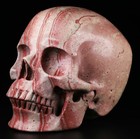 Huge 5 0  Picture Jasper Carved Skull  Super Realistic  Crystal Healing