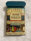 Vintage Bond Street Pipe Tobacco Advertising Tin Philip Morris   Co New York