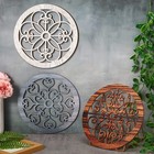 Blulu 3 Pieces Thicken Rustic Wall Decor Farmhouse Wall Art Decor Wood Hangin   