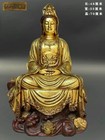 28  Tibetan Buddhism Bronze 24k Gold Guanyin Kwan-yin Bodhisattva Buddha Statue