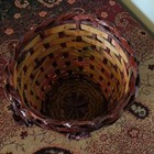   40 Or Best Offer   Beautiful Handmade Woven Wicker Floral Basket 7 l X 7 5 w