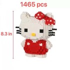 1465 Pcs Hello Kitty Magic Blocks Set Mini Building Blocks Challenging Game Gift
