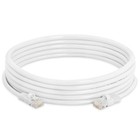 15ft Cat5e Ethernet Patch Cord White Cat 5e Internet Cable Rj45 Lan Router Cord