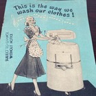 Vtg 1940-50s Ge General Electric Cloths Wringer Washer Brochure Pamphlet Booklet