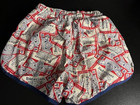 Vtg 1970s Men   s Budweiser Beer Swim Trunks Cotton Swimsuit Shorts 70s Swimwear