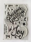Stampin Up Berry Merry Clear Stamp Set Of 17 Seasons Greetings Joy Winter Xmas