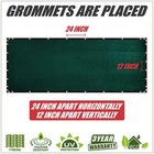 Colourtree Green 5 Ft Tall Fence Privacy Wind Screen Mesh Windscreen Custom Size