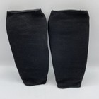 Cloth Black Martial Arts Sparring Shin Guards Elastic Pads  Size Child