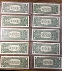1957 One Dollar Note    1 Silver Certificate   Au-unc Cu   Blue Seal Us