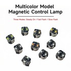 10pcs Mini Magnetic Dual Led Light Flashing Diorama Decor Robot Model