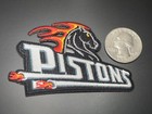 Detroit Pistons Iron On Patch Throwback Vintage