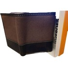 Timberland Men s Wallet Genuine Leather Canvas Passcase Brown Trifold New