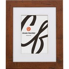 Craig Frames Bauhaus 125  Modern Dark Walnut Picture Frame With A Mat  4-pack